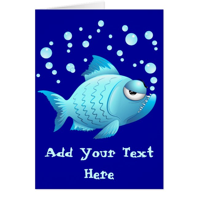 Bande dessinée grincheuse de poissons (Devant)