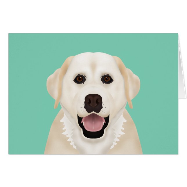 bande dessinée jaune de labrador retriever (Devant Horizontal)