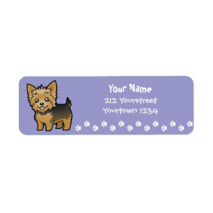 Bande dessinée Yorkshire Terrier (cheveux courts