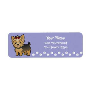 Bande dessinée Yorkshire Terrier (cheveux courts