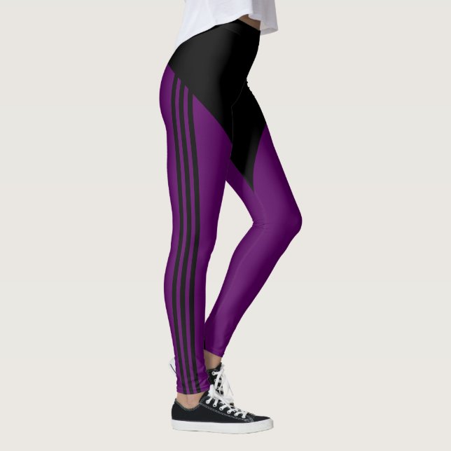 Bande du site Leggings noirs violets - Choisir les (Droite)