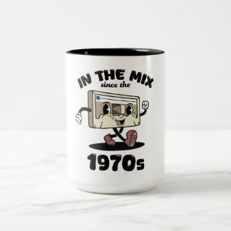 Bande magnétique de mix rétro des années 70 Mug à 