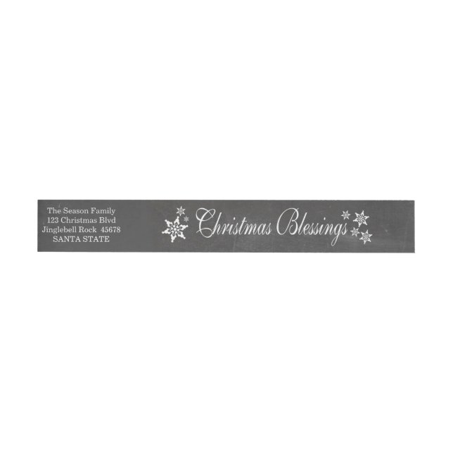 Bande Pour Adresse Bénédiction de Noël (Individual)