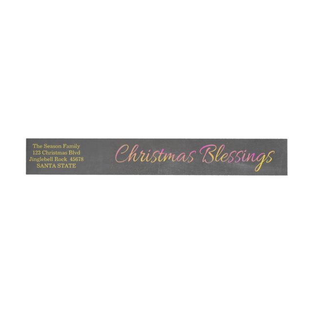 Bande Pour Adresse Bénédiction de Noël (Individual)