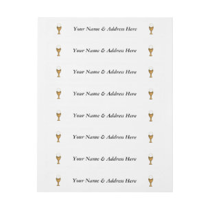 Bande Pour Adresse Chalice d'or et hôte - Sainte Communion