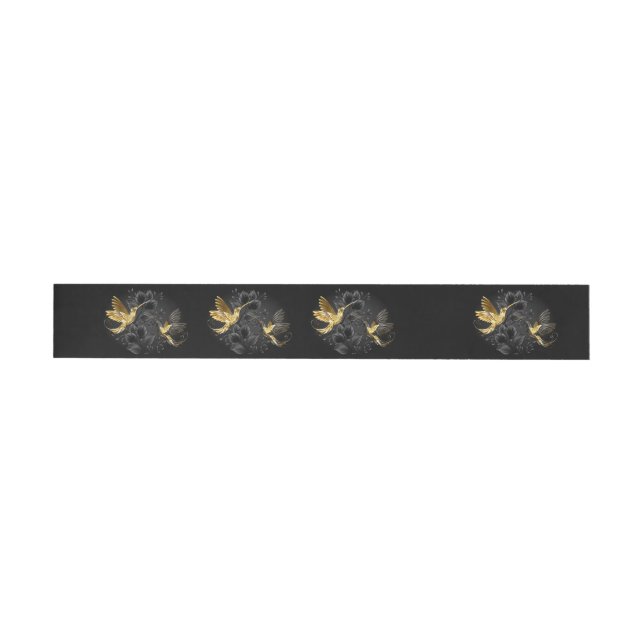Bande Pour Adresse Colibri noir et or (Individual)