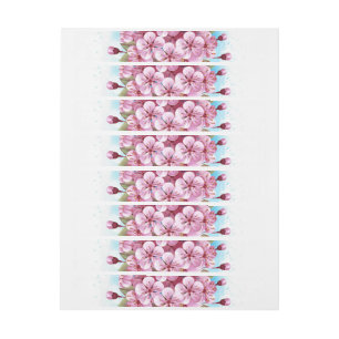 Bande Pour Adresse Cône rose Sakura crème glacée gaufre