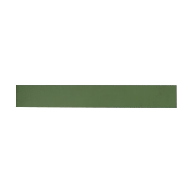 Bande Pour Adresse De Retour  Algues (couleur solide)  (Individuel)
