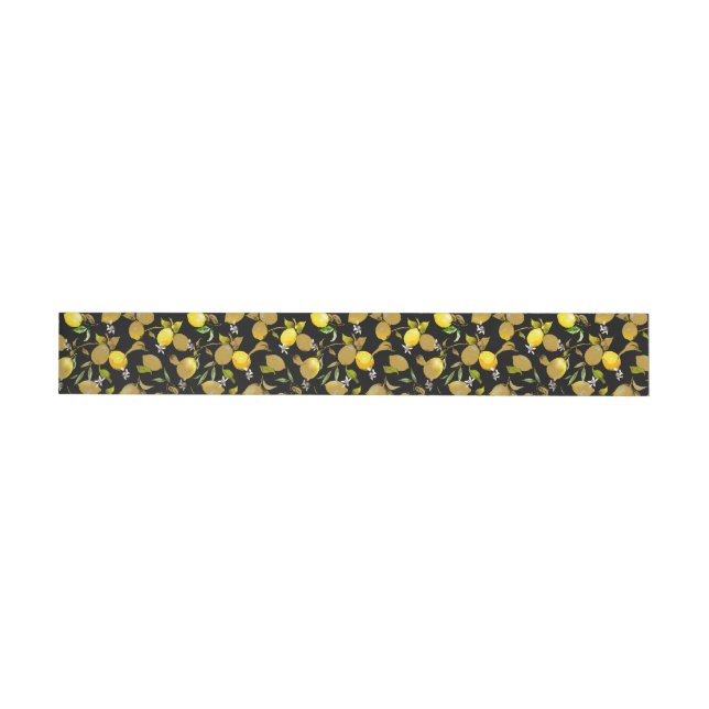 Bande Pour Adresse De Retour citrons d'aquarelle 30 (Individuel)