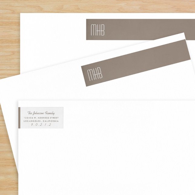 Bande Pour Adresse De Retour Custom Color (Créateur téléchargé)