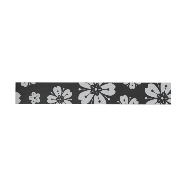Bande Pour Adresse De Retour Fleurs Motif 6 (Individuel)