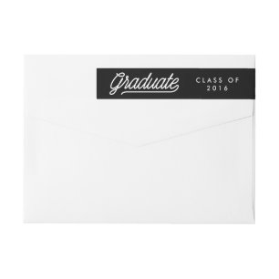 Bande Pour Adresse De Retour Manuscrit licencié de tableau moderne