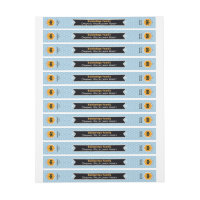 Noir Ribbon Honeypeb Blue Honey Jar