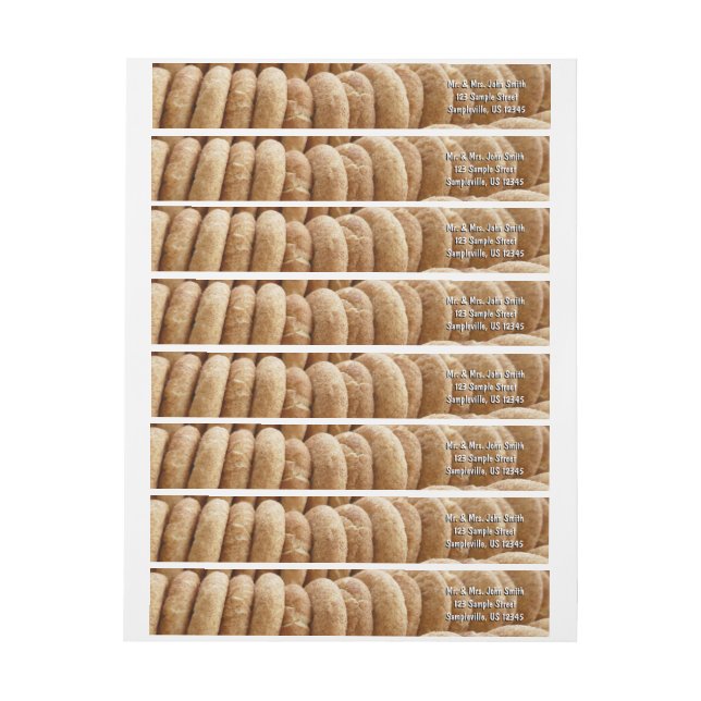 Bande Pour Adresse De Retour odles de Snickerdoodles (Feuille)