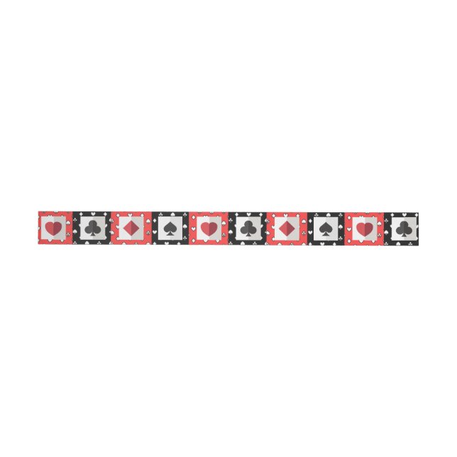 Bande Pour Adresse De Retour Pique Diamants Clubs Coeurs Jouer Cartes (Individual)