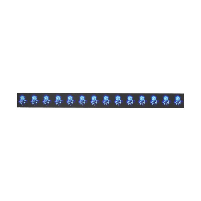 Bande Pour Adresse De Retour Rose bleu brûlant (Individual)