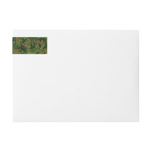 Bande Pour Adresse De Retour Style Woodland Camouflage numérique Décor Accent