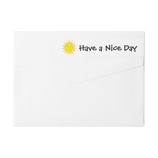 Bande Pour Adresse De Retour Sun (Dos)