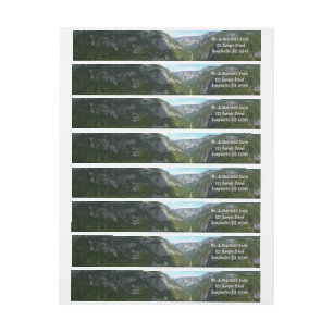Bande Pour Adresse De Retour Yosemite Valley dans le parc national de Yosemite