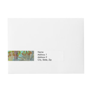 Bande Pour Adresse Hula Vintage Floral Graphisme Floral Hawaii