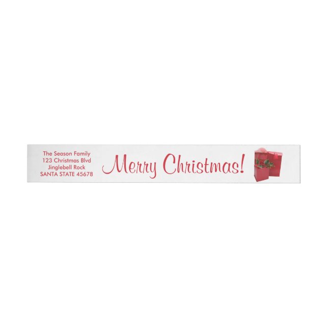 Bande Pour Adresse Lettre de Noël Père Noël (Individual)