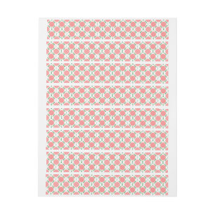 Bande Pour Adresse motif aux fleurs roses
