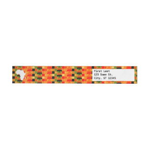 Bande Pour Adresse Motif de style traditionnel africain Kente
