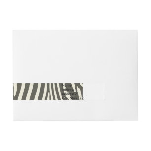 Bande Pour Adresse Motif Poster de animal Zebra Stripe