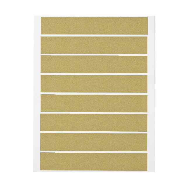 Bande Pour Adresse Parties scintillantes vides élégantes d'or (Feuille)