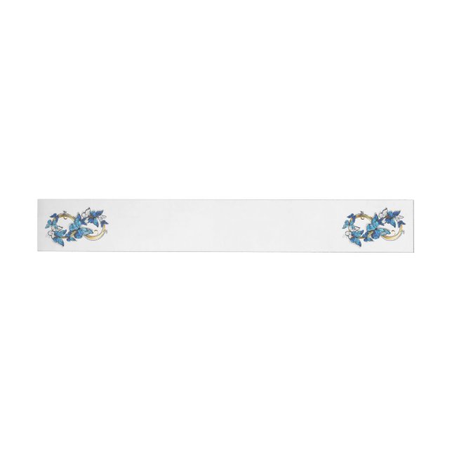 Bande Pour Adresse Symbol Infinity of Blue Morpho Butterflies (Individual)