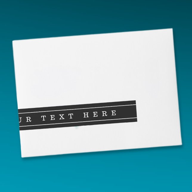 Bande Pour Adresse Texte Simple Et Bandes Minces (Créateur téléchargé)