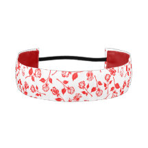 Bande-tête rouge Motif non Slip