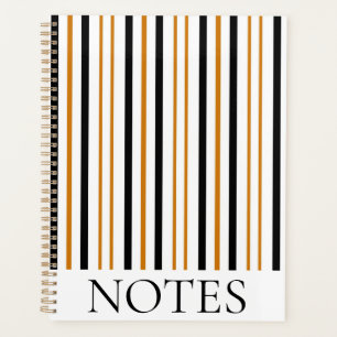 Bande verticale Brown et noire minimaliste moderne