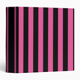 Bande verticale rose noire Halloween 3 Classeur an