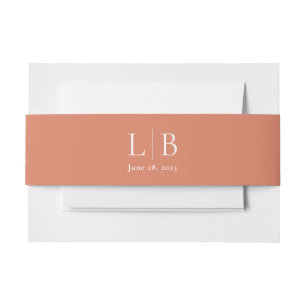 Bandeau De Faire-part Agrumes d'agrumes orange minimes simples