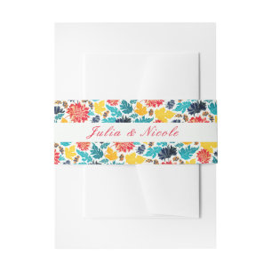 Bandeau De Faire-part Aquarelle bleu naturel Jaune Mariage de tournesols
