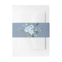 Aquarelle Fleurs Bleues