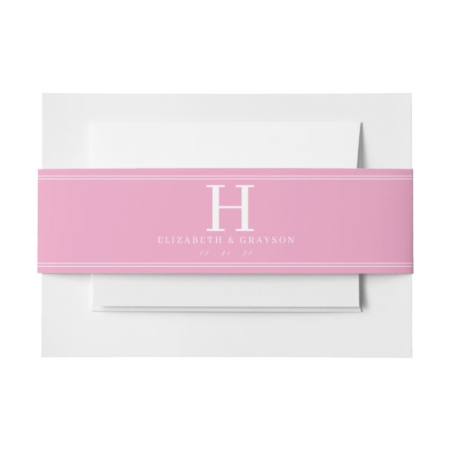 Bandeau De Faire-part Aquarelle Floral Garden Party Crest (Devant Example)