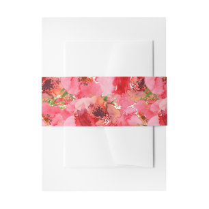 Bandeau De Faire-part Aquarelle Florale