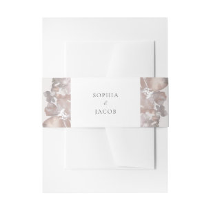 Bandeau De Faire-part Aquarelle Romance Invitation Bande Belly