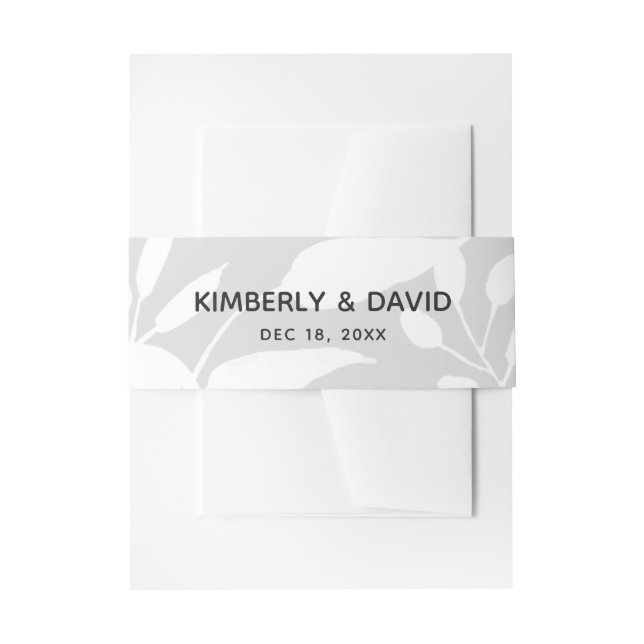 Bandeau De Faire-part Aquarelle rustique Mariage rose (Devant example)