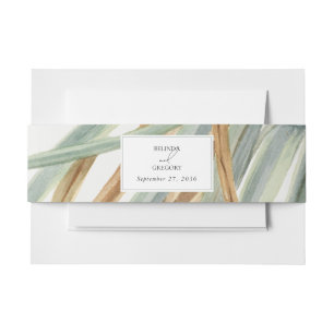 Bandeau De Faire-part Aquarelle Rustique Neutral Boho Mariage botanique
