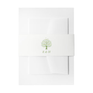 Bandeau De Faire-part Arbre de vie, mariage élégant