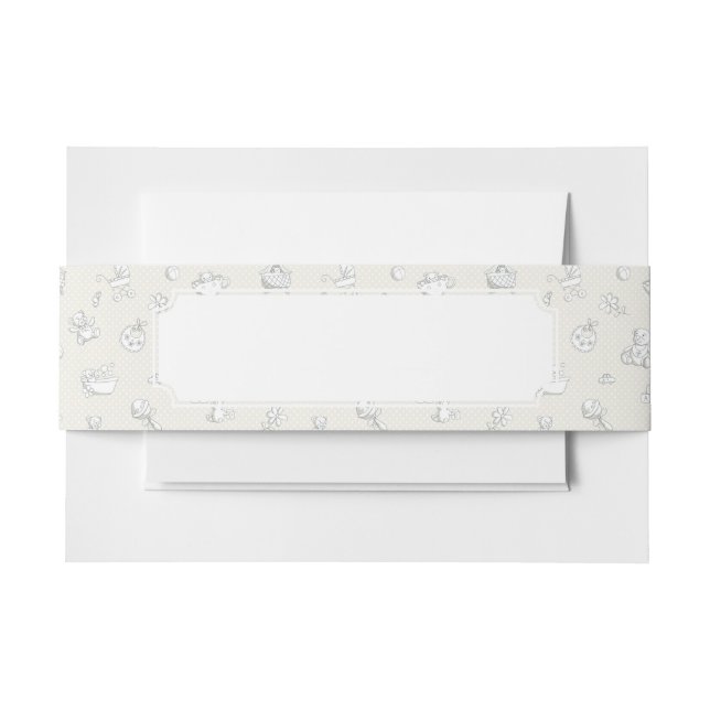 Bandeau De Faire-part Arrière - plan de bébé (Devant Example)