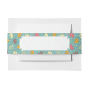 Bandeau De Faire-part arrière - plan de bébé