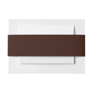 Bandeau De Faire-part Arrière - plan de couleur Brown profonde et riche