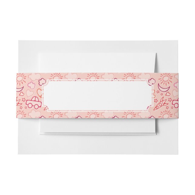 Bandeau De Faire-part arrière - plan de jouet (Devant Example)