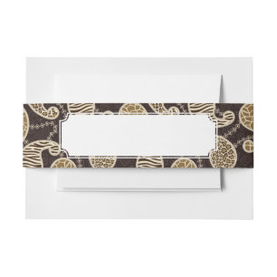 Bandeau De Faire-part Arrière - plan de style de Paisley