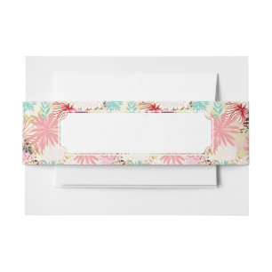 Bandeau De Faire-part Arrière - plan floral 4