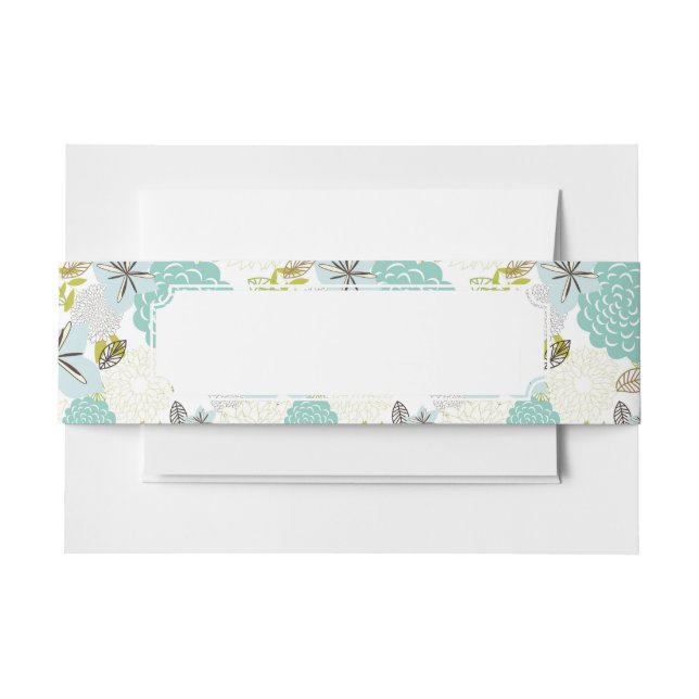 Bandeau De Faire-part Arrière - plan floral 5 (Devant Example)